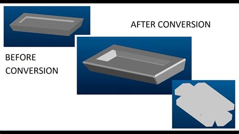 proe sheet metal tutorial|ProE tutorial: Sheet Metal Conversion .